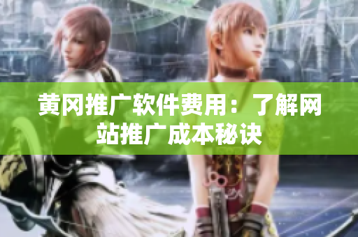 黄冈推广软件费用：了解网站推广成本秘诀
