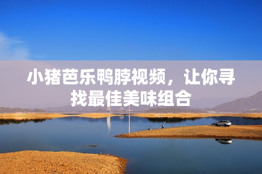 小猪芭乐鸭脖视频，让你寻找最佳美味组合