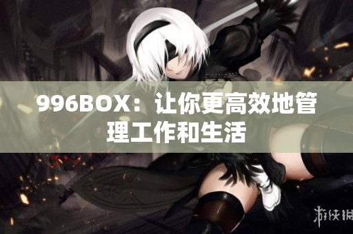 996BOX：让你更高效地管理工作和生活