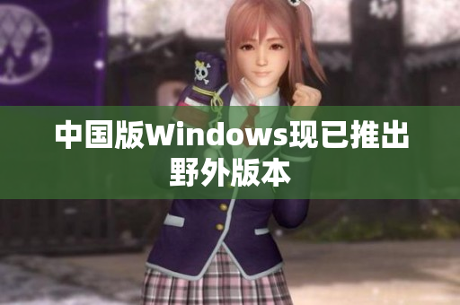 中国版Windows现已推出野外版本