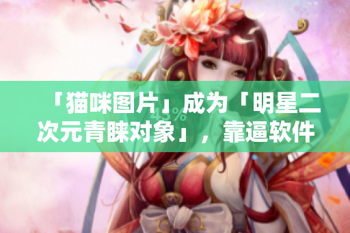 「猫咪图片」成为「明星二次元青睐对象」，靠逼软件再创「二次元」新奇趣味