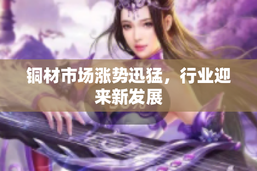 铜材市场涨势迅猛，行业迎来新发展