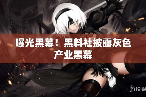 曝光黑幕！黑料社披露灰色产业黑幕