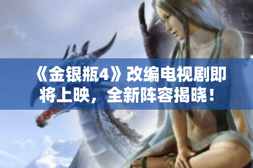 《金银瓶4》改编电视剧即将上映，全新阵容揭晓！