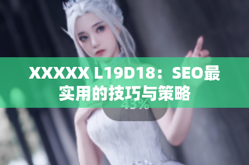 XXXXX L19D18：SEO最实用的技巧与策略