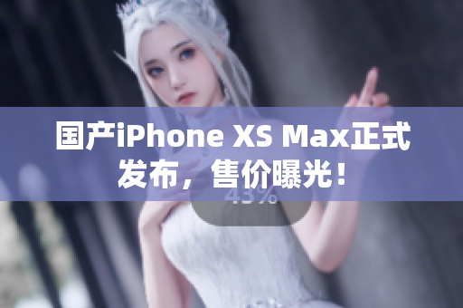 国产iPhone XS Max正式发布，售价曝光！