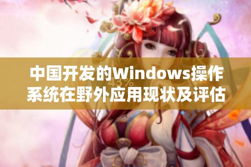 中国开发的Windows操作系统在野外应用现状及评估