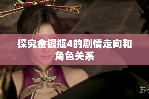 探究金银瓶4的剧情走向和角色关系