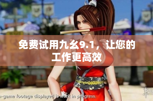 免费试用九幺9.1，让您的工作更高效