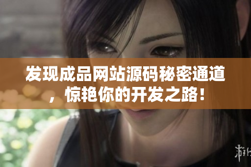 发现成品网站源码秘密通道，惊艳你的开发之路！