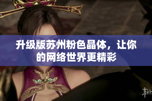 升级版苏州粉色晶体，让你的网络世界更精彩