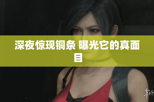 深夜惊现铜条 曝光它的真面目