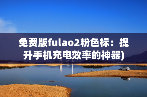 免费版fulao2粉色标：提升手机充电效率的神器)