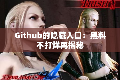 Github的隐藏入口：黑料不打烊再揭秘
