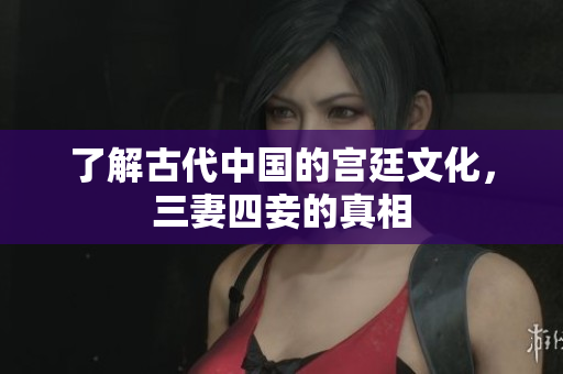 了解古代中国的宫廷文化，三妻四妾的真相