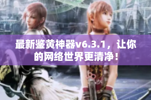 最新鉴黄神器v6.3.1，让你的网络世界更清净！
