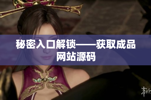 秘密入口解锁——获取成品网站源码