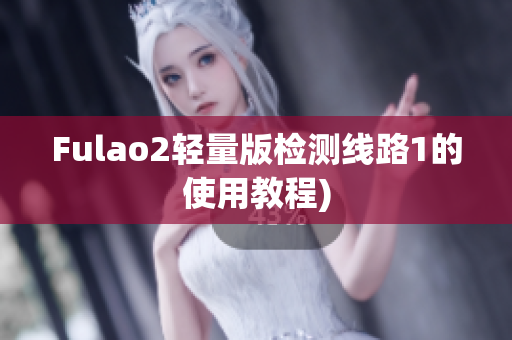 Fulao2轻量版检测线路1的使用教程)