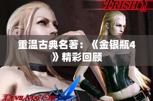 重温古典名著：《金银瓶4》精彩回顾