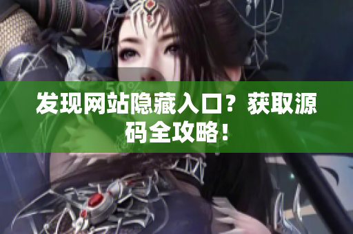 发现网站隐藏入口？获取源码全攻略！