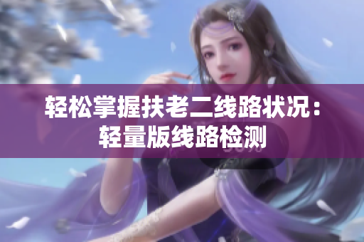 轻松掌握扶老二线路状况：轻量版线路检测