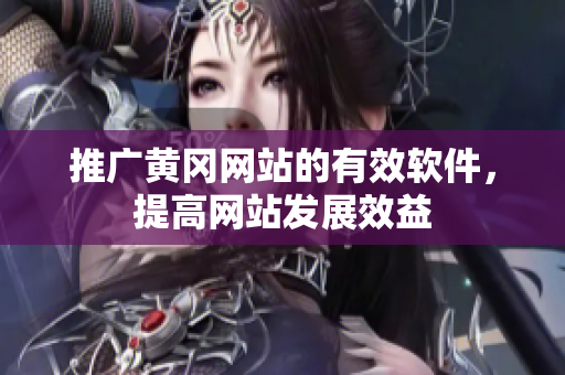推广黄冈网站的有效软件，提高网站发展效益