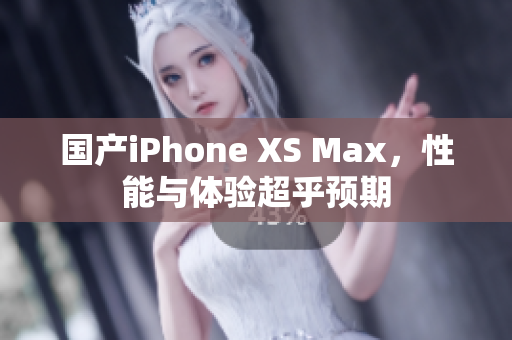 国产iPhone XS Max，性能与体验超乎预期