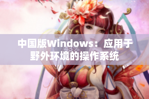 中国版Windows：应用于野外环境的操作系统