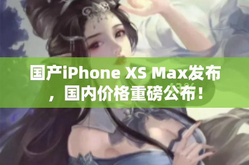 国产iPhone XS Max发布，国内价格重磅公布！