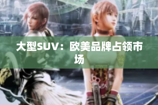 大型SUV：欧美品牌占领市场