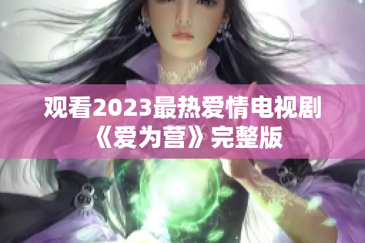 观看2023最热爱情电视剧《爱为营》完整版