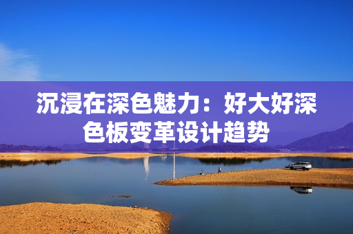 沉浸在深色魅力：好大好深色板变革设计趋势