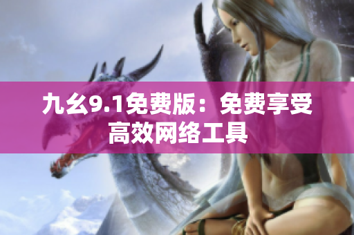 九幺9.1免费版：免费享受高效网络工具