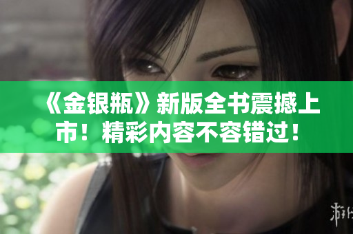 《金银瓶》新版全书震撼上市！精彩内容不容错过！