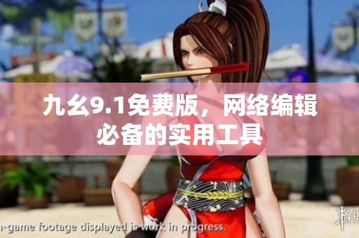 九幺9.1免费版，网络编辑必备的实用工具