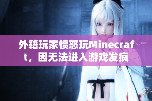 外籍玩家愤怒玩Minecraft，因无法进入游戏发疯