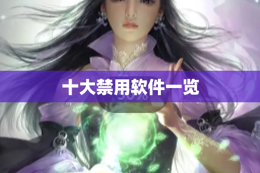十大禁用软件一览