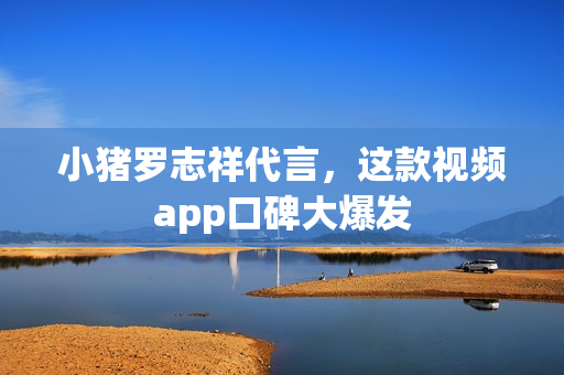 小猪罗志祥代言，这款视频app口碑大爆发