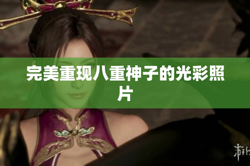完美重现八重神子的光彩照片