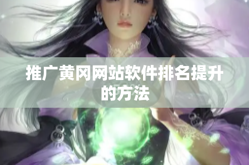 推广黄冈网站软件排名提升的方法