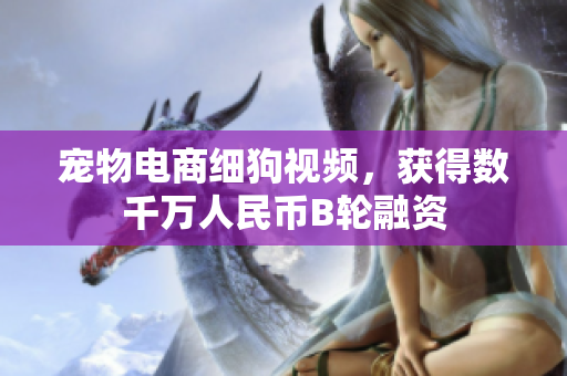 宠物电商细狗视频，获得数千万人民币B轮融资