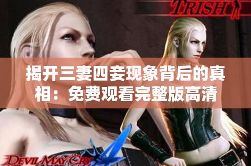揭开三妻四妾现象背后的真相：免费观看完整版高清