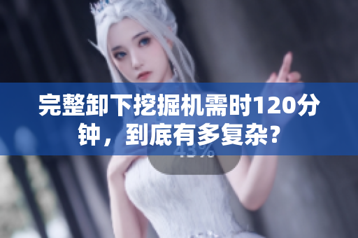 完整卸下挖掘机需时120分钟，到底有多复杂？