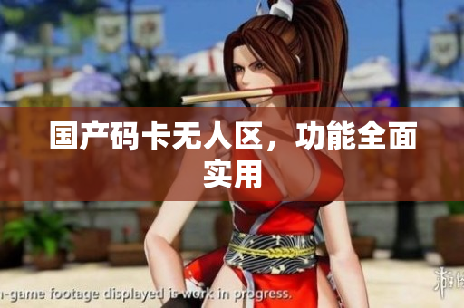 国产码卡无人区，功能全面实用