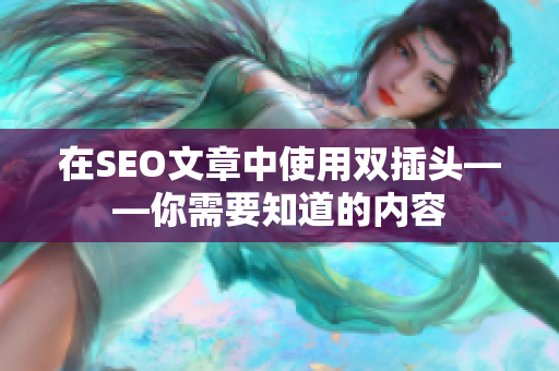 在SEO文章中使用双插头——你需要知道的内容