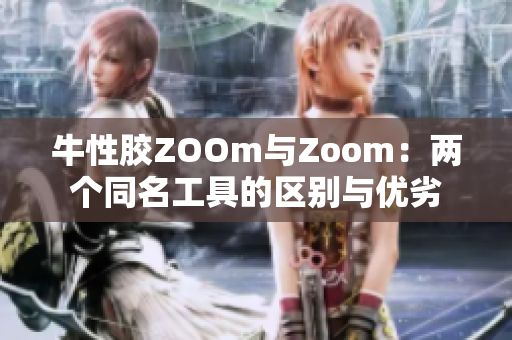 牛性胶ZOOm与Zoom：两个同名工具的区别与优劣
