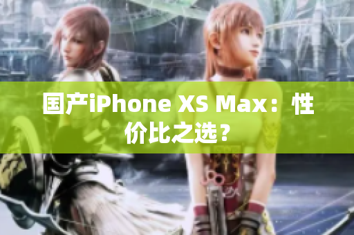 国产iPhone XS Max：性价比之选？
