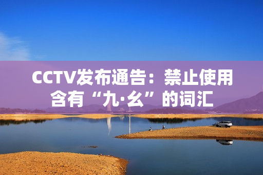 CCTV发布通告：禁止使用含有“九·幺”的词汇