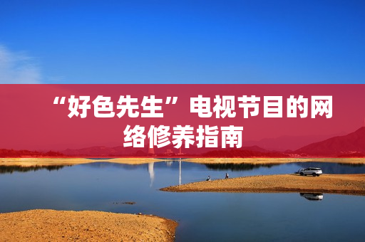 “好色先生”电视节目的网络修养指南