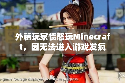 外籍玩家愤怒玩Minecraft，因无法进入游戏发疯